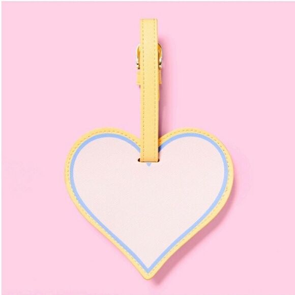 Stoney Clover Lane x Target lavender  and orange heart luggage tag - Picture 2 of 2